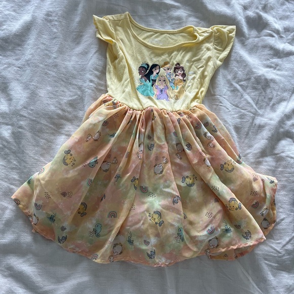 Set of 6 Disney Kids Nightgowns - Ariel, Belle, Tiana, Anna, Aurora - 4t & 5T - Picture 5 of 7